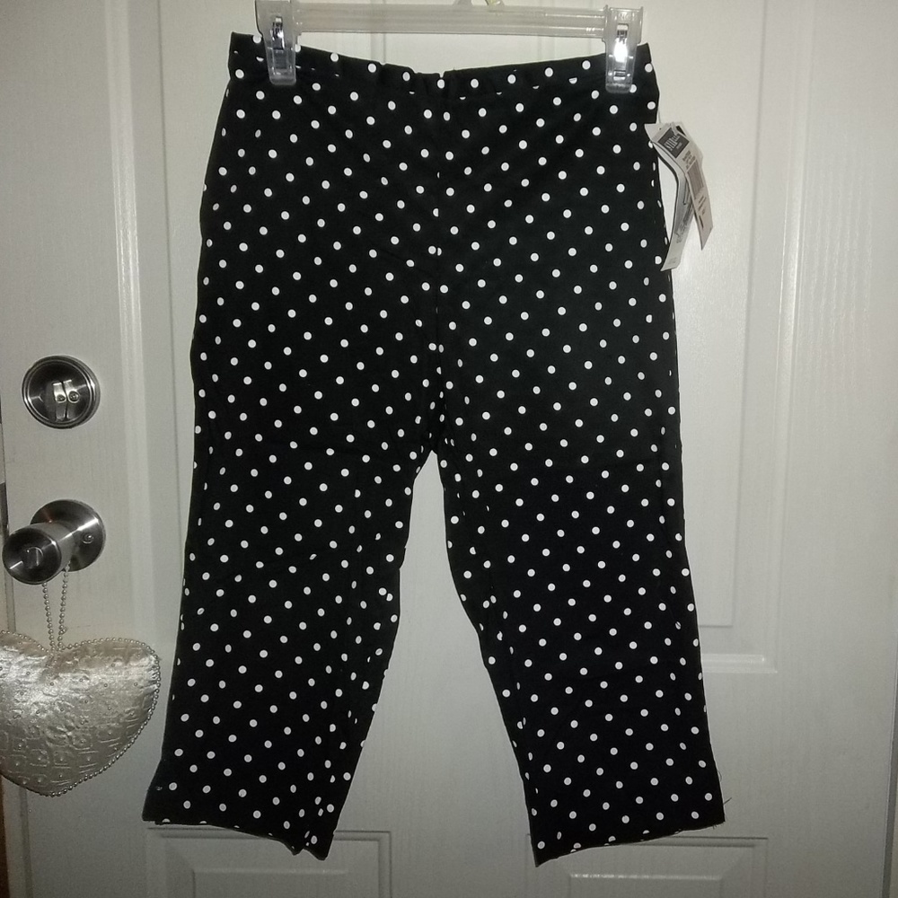 BNWT Polka Dot Capri Pants Capris Rockabilly